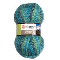 Obrázok ku produktu Pletacia vlna YarnArt EVEREST 7049 modrá sivá zelená