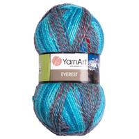 Obrázok ku produktu Pletacia vlna YarnArt EVEREST 7048 modrá zelená fialová