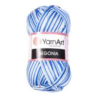 Obrázok ku produktu Pletacia vlna YarnArt BEGONIA MELANGE 5355 modrá sivá