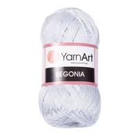 Obrázok ku produktu Pletacia priazda YarnArt BEGONIA 54462 sivá modrá svetlá