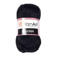 Obrázok ku produktu Pletacia priadza YarnArt BEGONIA 999 čierna