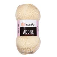 Obrázok ku produktu Pletacia priadza YarnArt ADORE 331 smotanová