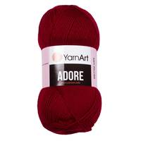 Obrázok ku produktu Pletacia priadza YarnArt ADORE 353 bordová