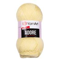Obrázok ku produktu Pletacia priadza YarnArt ADORE 356 žltá svetlá