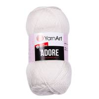 Obrázok ku produktu Pletacia priadza YarnArt ADORE 357 biela