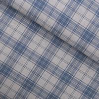 Obrázok ku produktu DEKORAČNÁ LÁTKA kocka modrá béžová