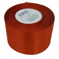 Obrázok ku produktu Atlasová stuha 60mm/15,40m oranžová tmavá