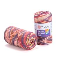 Obrázok ku produktu Špagát na macrame techniku YartArt TWISTED MACRAME VR 3mm 923 hnedá bordová okrová