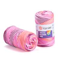 Obrázok ku produktu Špagát na macrame techniku YartArt TWISTED MACRAME VR 3mm 911 ružová oranžová