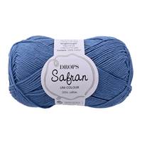 Obrázok ku produktu Pletacia priadza Drops SAFRAN UNI COLOUR 06 modrá sivá