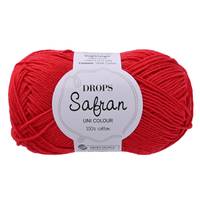 Obrázok ku produktu Pletacia priadza Drops SAFRAN UNI COLOUR 19 červená