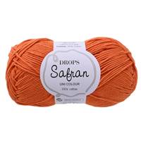 Obrázok ku produktu Pletacia priadza Drops SAFRAN UNI COLOUR 28 oranžová