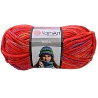 Obrázok ku produktu Pletacia vlna YarnArt INCA 664 červená