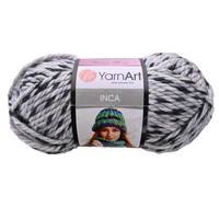 Obrázok ku produktu Pletacia vlna YarnArtt INCA 665 biela čierna