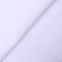 Obrázok ku produktu BAVLNENÁ LÁTKA s bordúrou biela