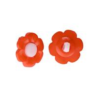Obrázok ku produktu GOMBÍK 17mm plastový kvet oranžový