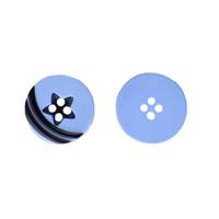 Obrázok ku produktu GOMBÍK 16mm plastový hviezda modrá