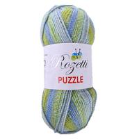 Obrázok ku produktu Pletacia priadza Rozetti Yarns PUZZLE 22 zelená modrá