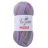Obrázok ku produktu Pletacia priadza Rozetti Yarns PUZZLE 12 sivá ružová fialová