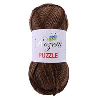 Obrázok ku produktu Pletacia priadza Rozetti Yarns PUZZLE 09 hnedá béžová