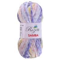 Obrázok ku produktu Pletacia priadza Rozetti Yarns SAMBA 208-08 fialová sivá žltá smotanová