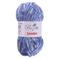 Obrázok ku produktu Pletacia priadza Rozetti Yarns SAMBA 208-12 biela modrá sivá