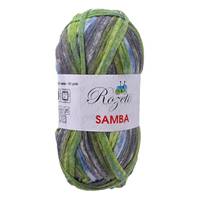 Obrázok ku produktu Pletacia priadza Rozetti Yarns SAMBA 208-05 zelená sivá modrá