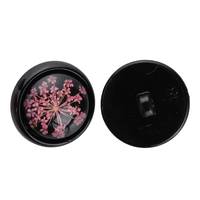 Obrázok ku produktu GOMBÍK 30mm čierny s kvietkom