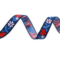 Obrázok ku produktu KROJOVÁ stuha 9mm modrá červená