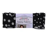 Obrázok ku produktu BOUTIQUE Sassy Fabric 09931 biela bodka na čiernej