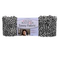 Obrázok ku produktu BOUTIQUE Sassy Fabric 09962 čierny vzor na sivej