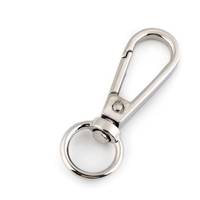 Obrázok ku produktu KARABÍNA kovová sivá strieborná 12mm