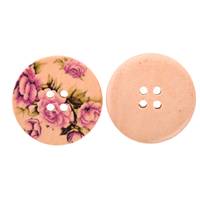 Obrázok ku produktu GOMBÍK 30mm drevený kvet