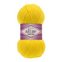 Obrázok ku produktu Pletacia priadza Alize COTTON GOLD 110 žltá