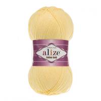 Obrázok ku produktu Pletacia priadza Alize COTTON GOLD 187 žltá svetlá