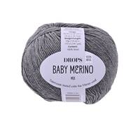 Obrázok ku produktu Pletacia vlna Drops BABY MERINO MIX 19 sivá