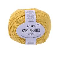 Obrázok ku produktu Pletacia vlna Drops BABY MERINO UNI COLOR 45 žltá