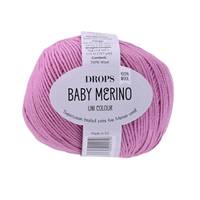 Obrázok ku produktu Pletacia vlna Drops BABY MERINO UNI COLOR 27 ružová