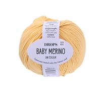Obrázok ku produktu Pletacia vlna Drops BABY MERINO UNI COLOR 04 žltá svetlá
