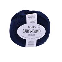 Obrázok ku produktu Pletacia vlna Drops BABY MERINO UNI COLOR 13 modrá