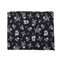 Obrázok ku produktu Balíček BAVLNENÁ LÁTKA vzory kostry čierna biela 1m