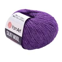 Obrázok ku produktu Pletacia vlna YarnArt SILKY WOOL 334 fialová