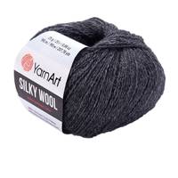 Obrázok ku produktu Pletacia vlna YarnArt SILKY WOOL 335 antracitová