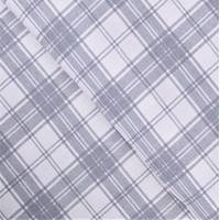 Obrázok ku produktu DEKORAČNÁ LÁTKA kockovaná sivá biela