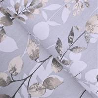 Obrázok ku produktu DEKORAČNÁ LÁTKA kvety sivá biela béžová