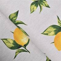 Obrázok ku produktu DEKORAČNÁ LÁTKA citróny béžová žltá