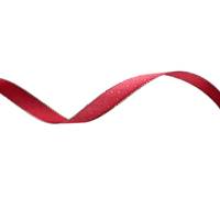 Obrázok ku produktu Atlasová stuha 15mm/19,70m bordová zlatá bodka