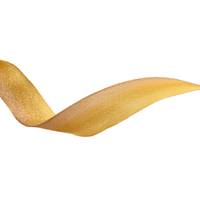 Obrázok ku produktu Atlasová stuha 25mm/23,30m žltá zlatá ombré