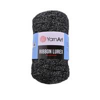 Obrázok ku produktu Textilná priadza YarnArt RIBBON LUREX 723 čierna strieborná