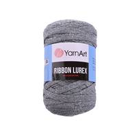 Obrázok ku produktu Textilná priadza YarnArt RIBBON LUREX 737 sivá strieborná